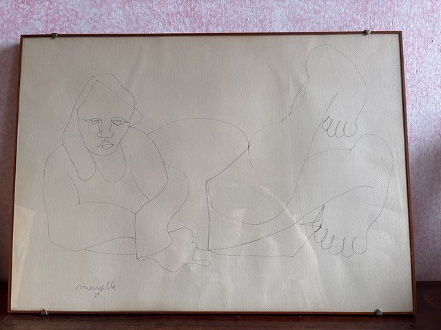 Disegno originale a matita - Menzella