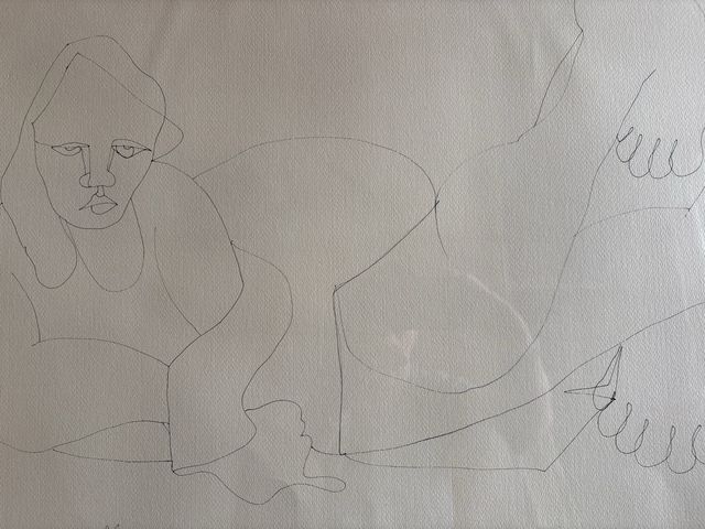 Disegno originale a matita - Menzella