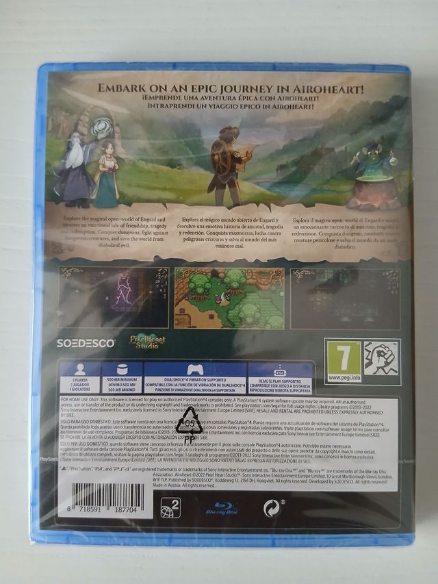 Airoheart PS4 (Precintado) Pal España