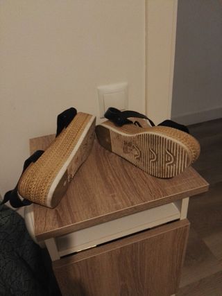 Sandalias negras mujer plataforma