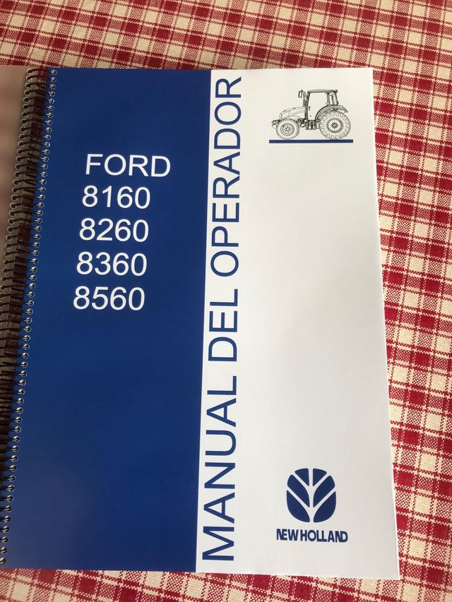 Manual Tractor Ford 8160-8560 New Holland