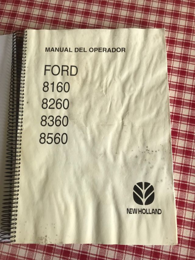 Manual Tractor Ford 8160-8560 New Holland