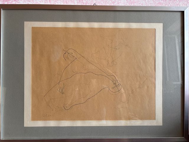 Disegno originale su carta di Alfredo Billetto