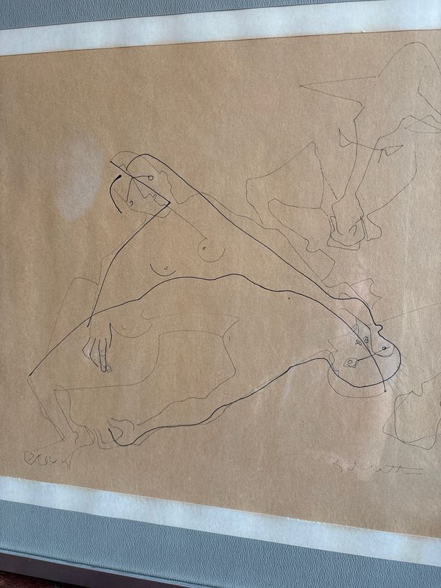 Disegno originale su carta di Alfredo Billetto