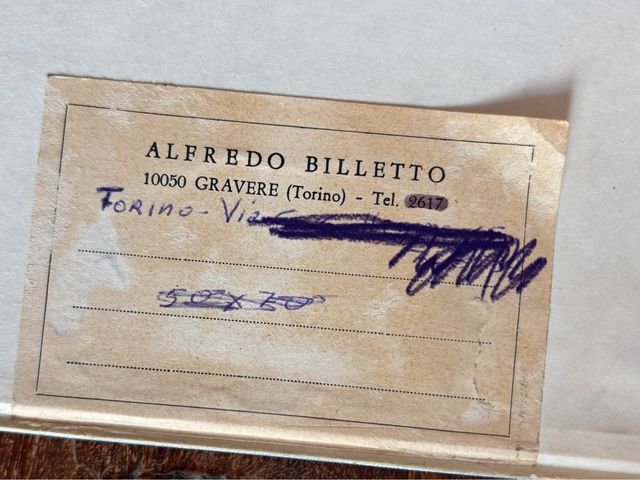 Disegno originale su carta di Alfredo Billetto
