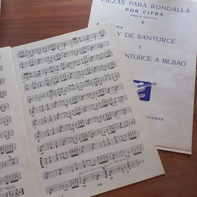 2 Libretos Rondalla: Pepita Greus, etc.