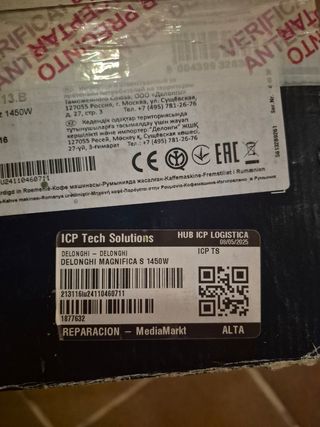 Cafetera DeLonghi Magnifica S