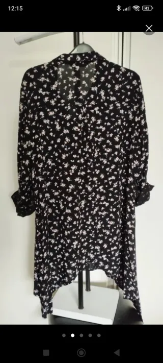 Lote blusa y túnica negra y morada 5XL