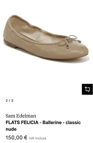 Ballerine Sam Edelman beige/nere