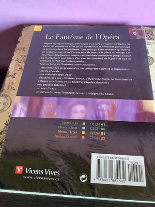 LE FANTOME DE L’OPERA+cd Francés Vicens Vives