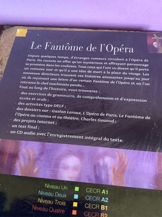 LE FANTOME DE L’OPERA+cd Francés Vicens Vives