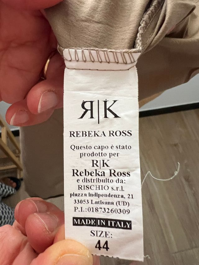 Vestido Rebeka Ross marrón XL