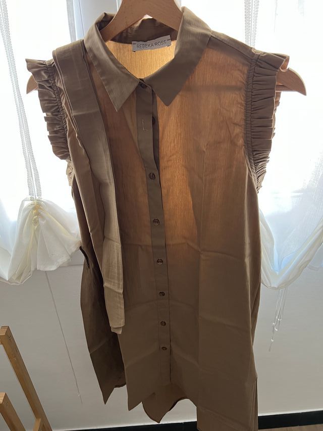 Vestido Rebeka Ross marrón XL