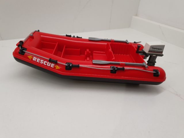 Playmobil Pack Rescate: Helicópterero+Barco