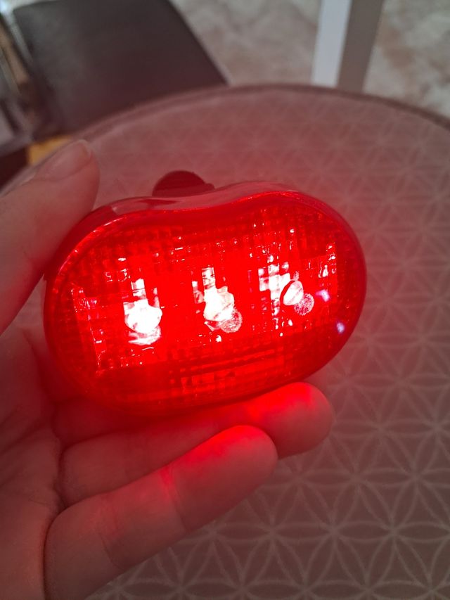 Luz trasera bici LED roja
