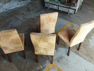 4 sillas ratán  Banak salón