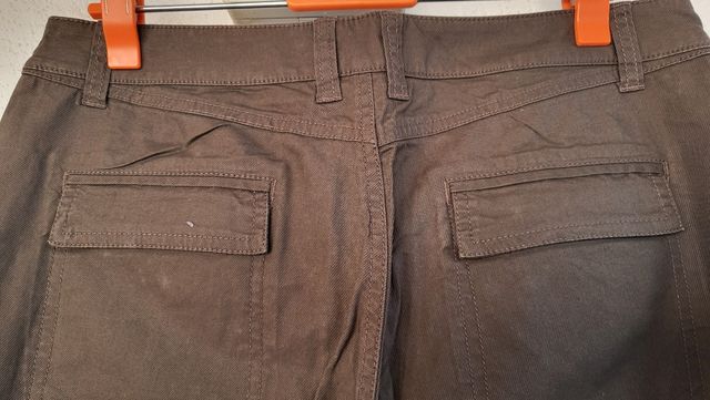 Pantalones Cortefiel marrón algodón T: 4