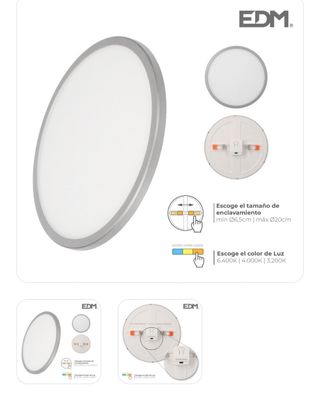 Foco empotrable LED EDM Ø6,5-20cm