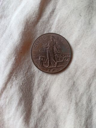 5 Centesimi Italia 1909 Regno