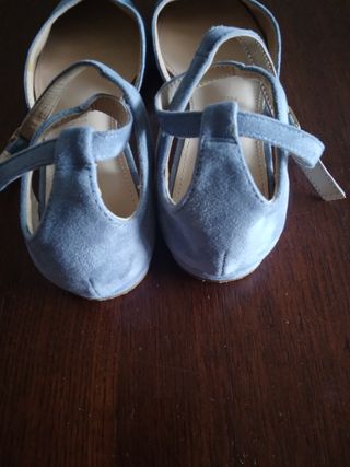 Scarpe celesti turchese 