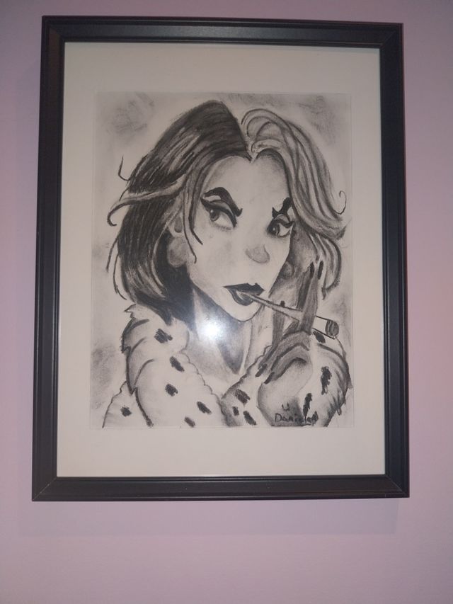 Pinturas acrilico tizza y carboncillo. - Arte tro