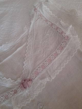Camisón antiguo de hilo
