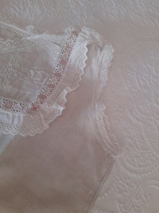 Camisón antiguo de hilo