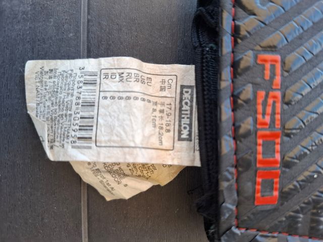 Guantes portero Kipsta F500.