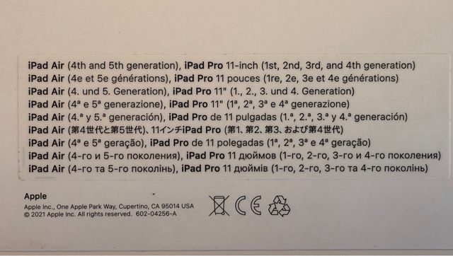 Teclado Mágico iPad - Negro/Azul Marino