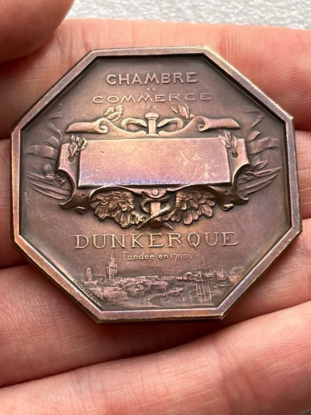Medalla Octogonal de Bronce - Dunkerque