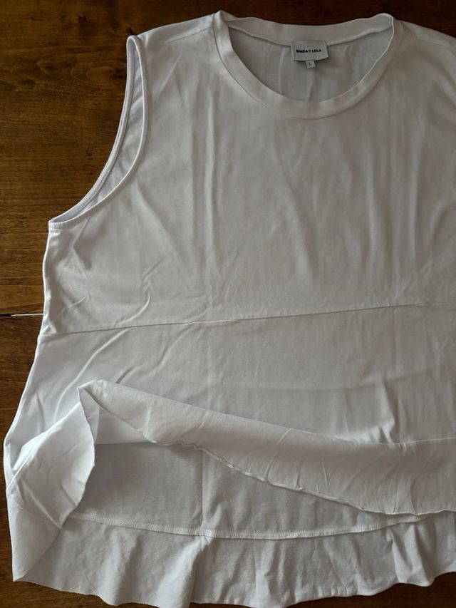 Camiseta Bimba y Lola blanca - Talla L