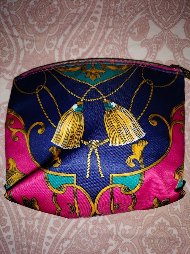 Neceser Estee Lauder azul y rosa