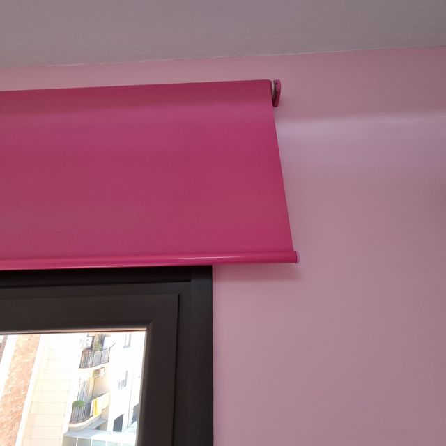 Cortina enrollable fucsia 150 cm × 185 cm