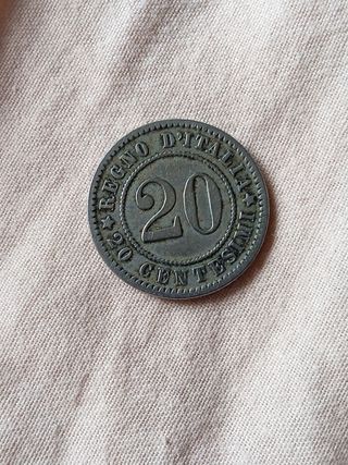 20 Centesimi Italia 1894 - Umberto I