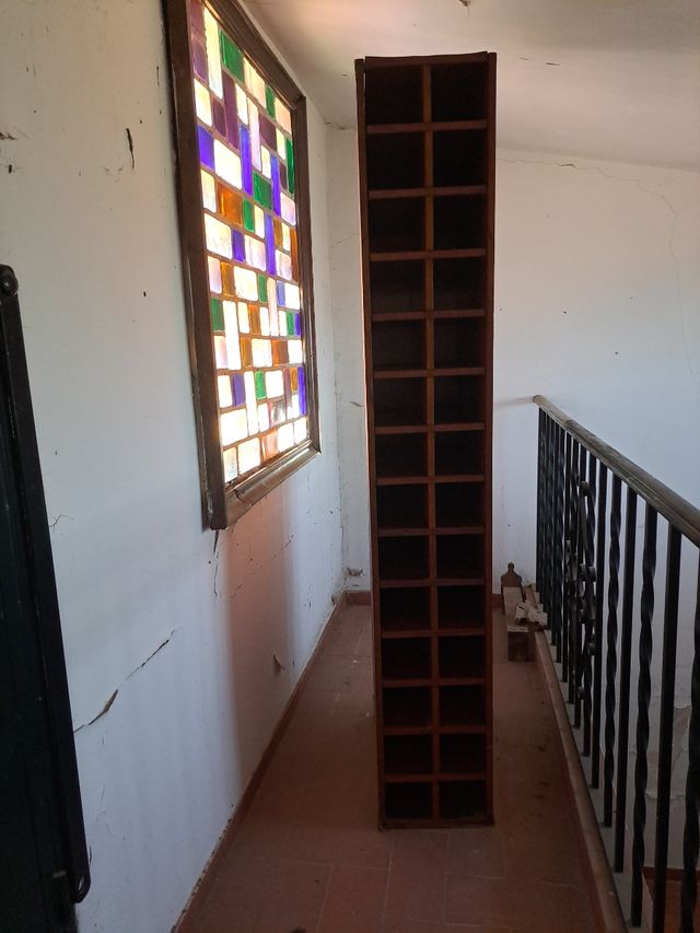 Botellero madera marrón - 28 botellas