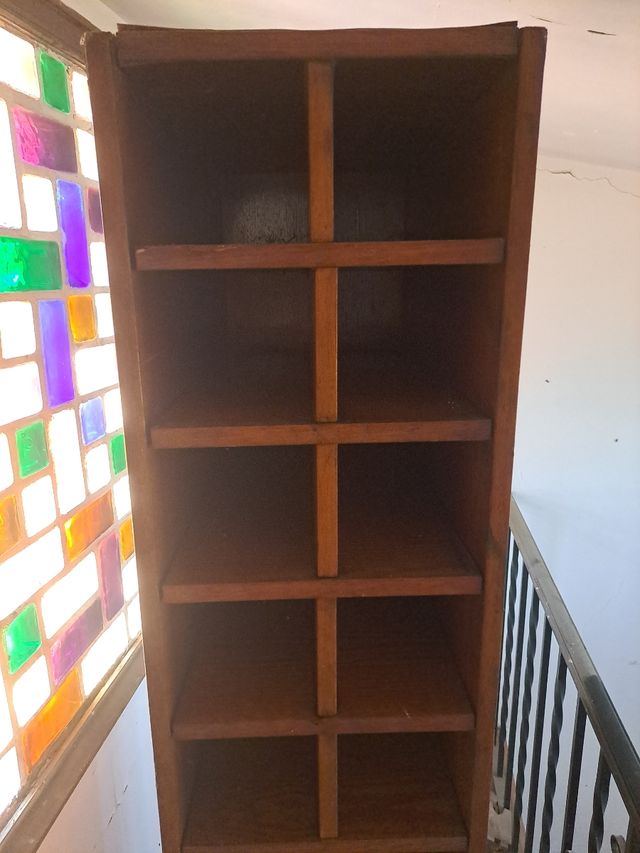 Botellero madera marrón - 28 botellas