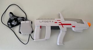 Laser X: Pistola fusil juego láser largo alcance