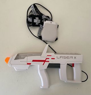 Laser X: Pistola fusil juego láser largo alcance