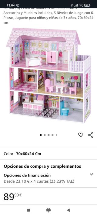 Casa muñecas madera grande. ÚLTIMO PRECIO!!!