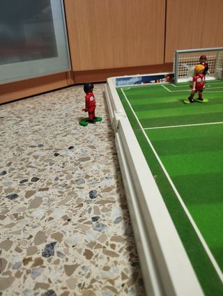 Futbolín Playmobil Portátil Plegable