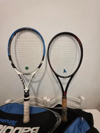 Bolsa Babolat con raquetas de tenis Babolat