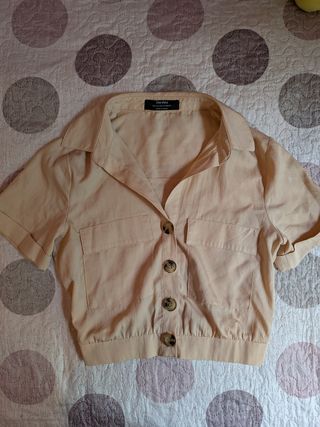 Blusa Bershka beige
