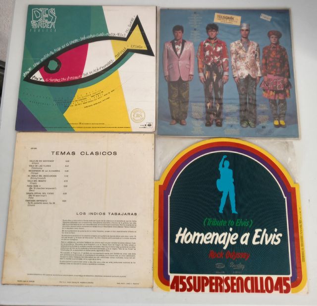 Colección LP años 80: 9 vinilos