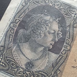 1.000 Lire Italia ornata di Perle 1959