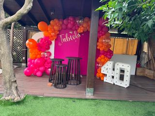 Pack de 3 Mesas madera - Decoración eventos