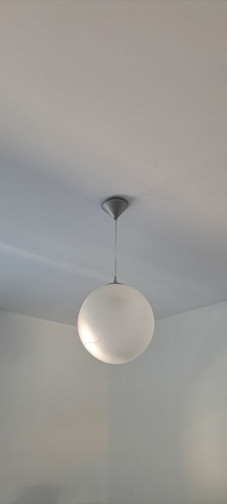 Lámpara techo redonda cristal