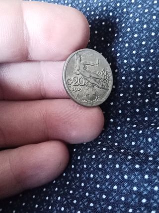 20 Centesimi Italia 1919 regno