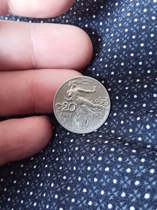 20 Centesimi Italia 1919 regno
