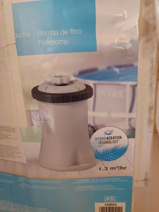 Bomba filtro INTEX Krystal Clear 602.