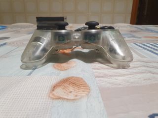 Joystick PS1 Sony crystal bianco trasparente 